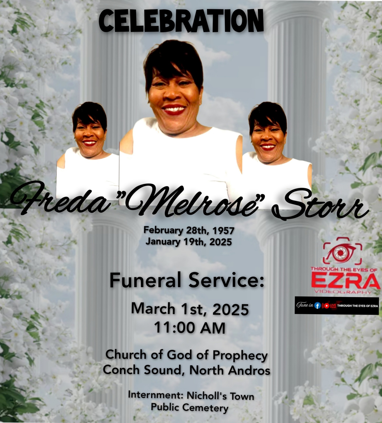 Freda “Melrose” Storr — Celebration