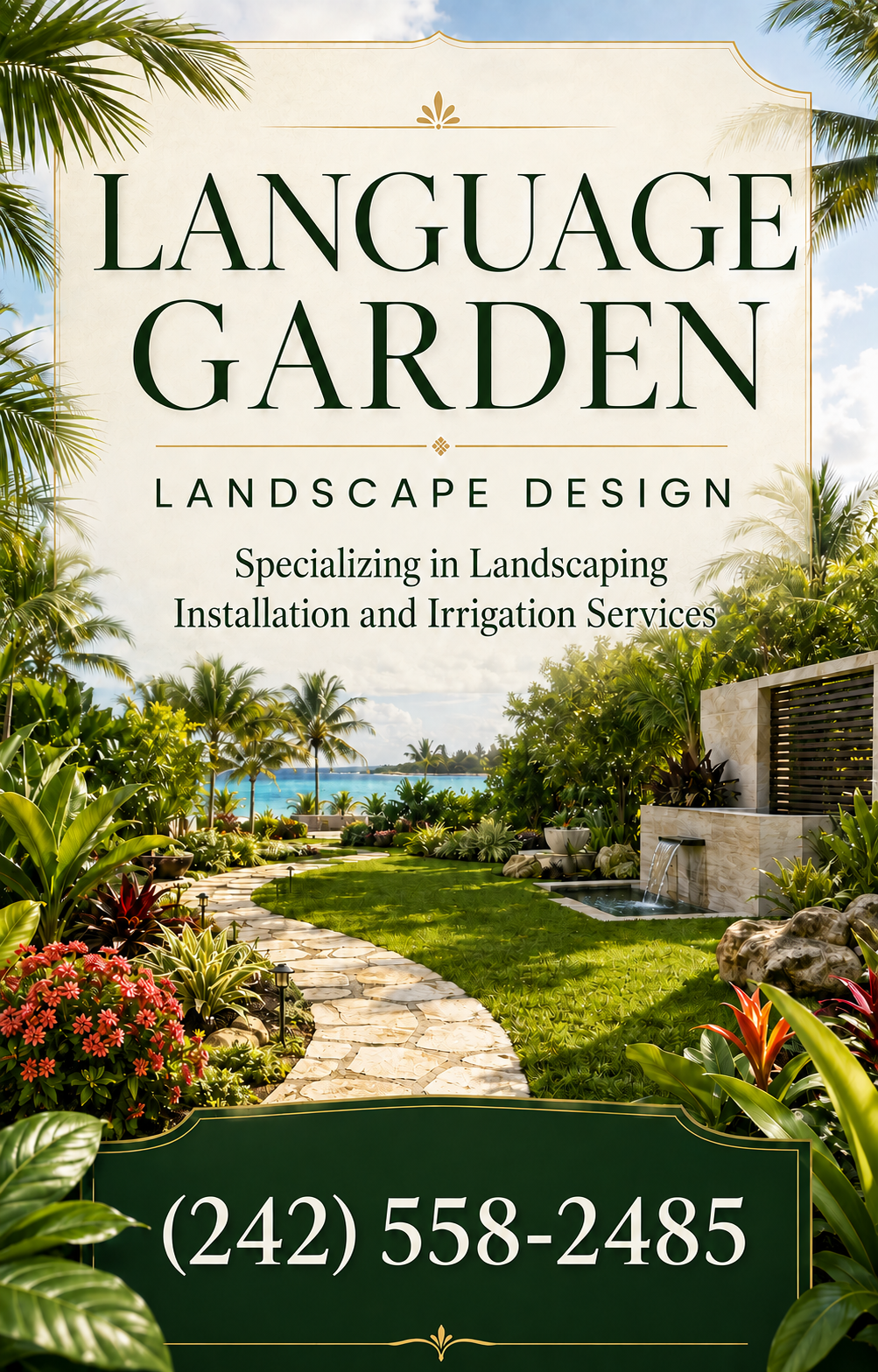 Language Garden — Business Flyer
