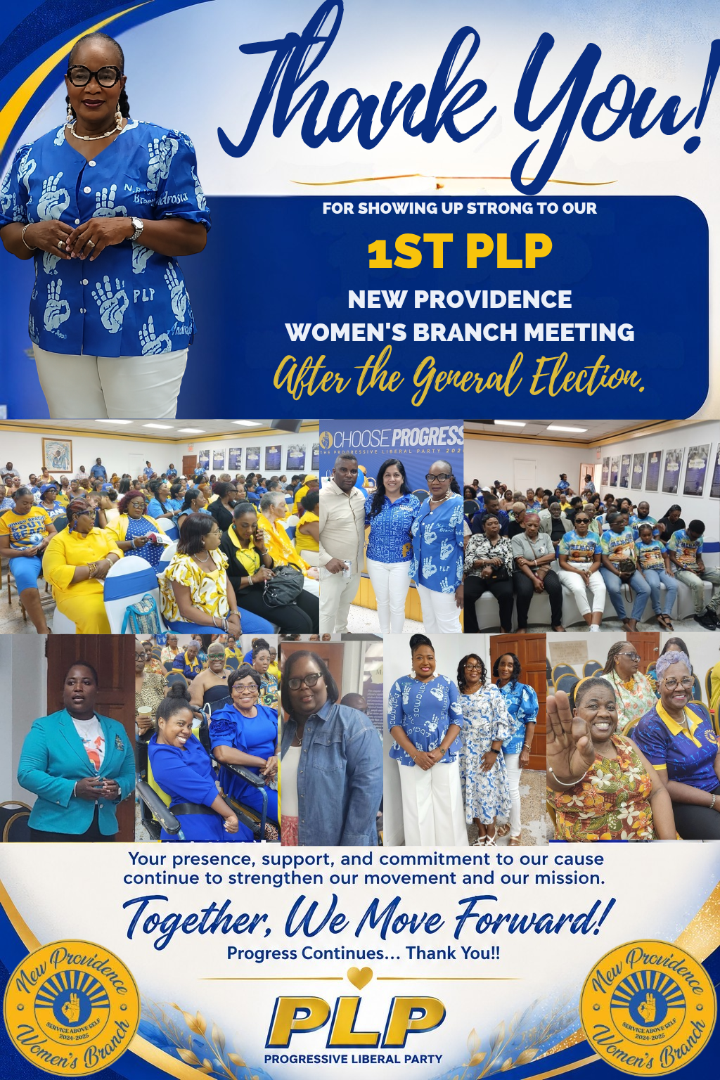 PLP Women's Branch — Thank You